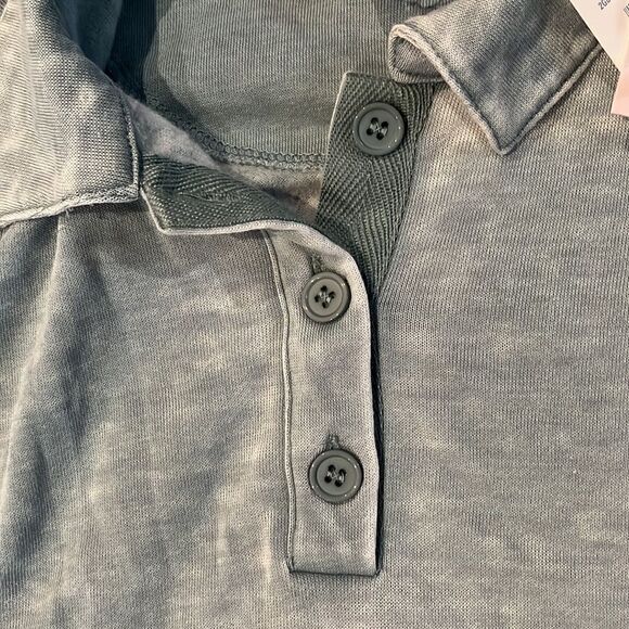 NWT Belle Du Jour Crop Collared Top - Picture 5 of 6